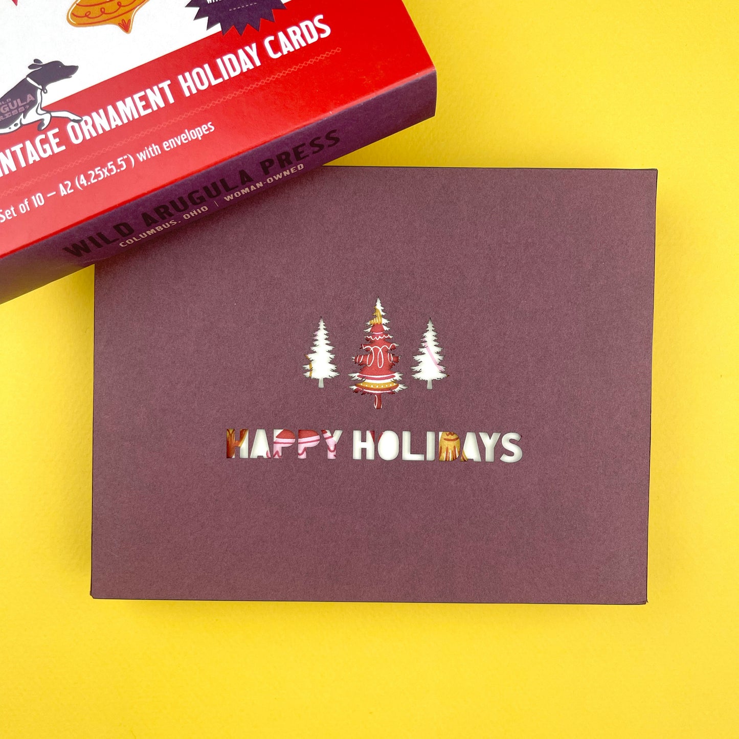 Vintage Ornament Holiday Card Set