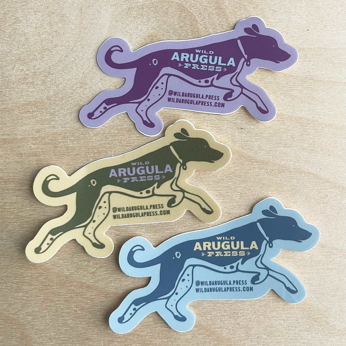 Wild Arugula Press Logo Sticker