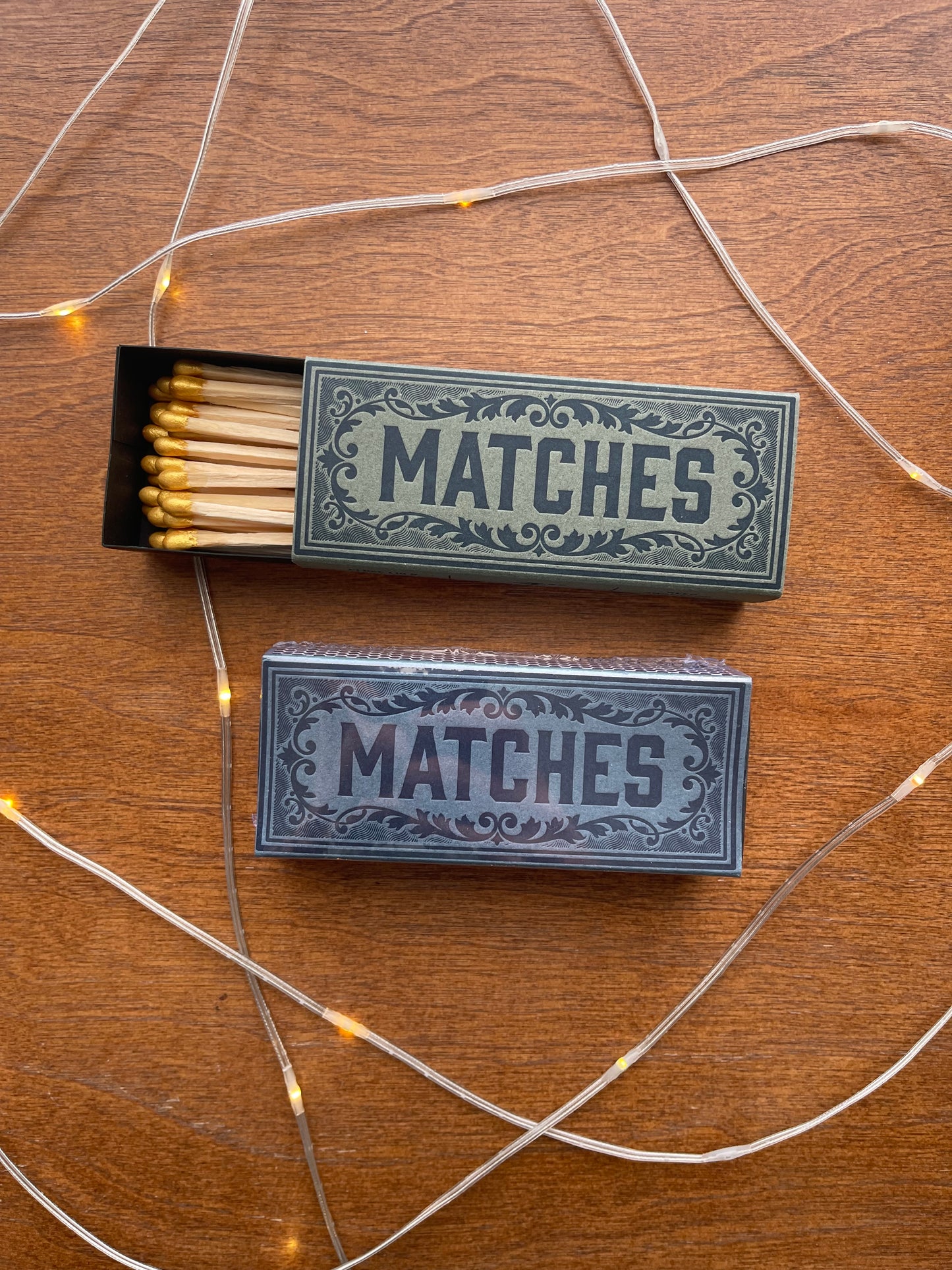 Letterpressed Matchbox