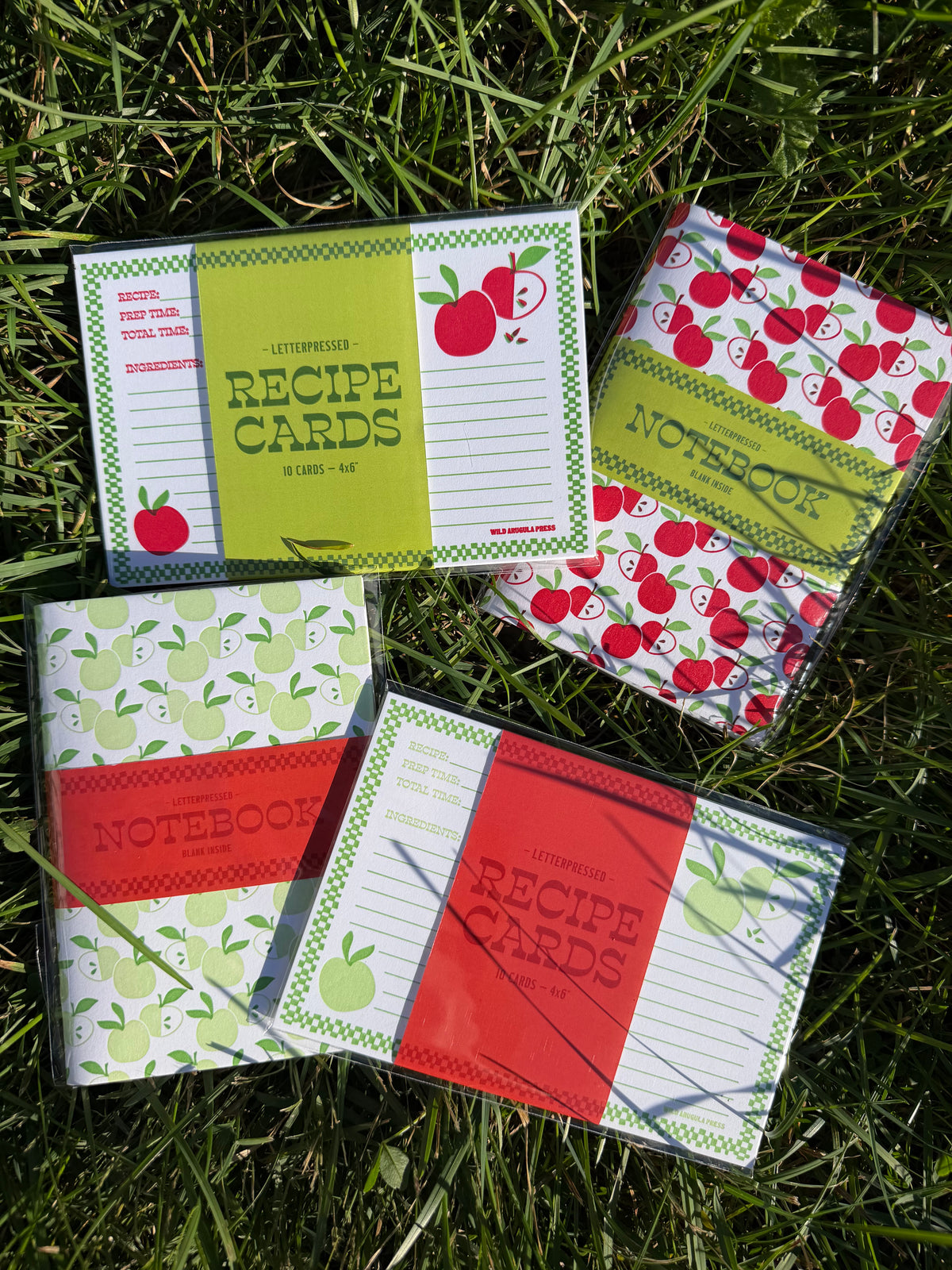 Letterpressed Apple Notebook