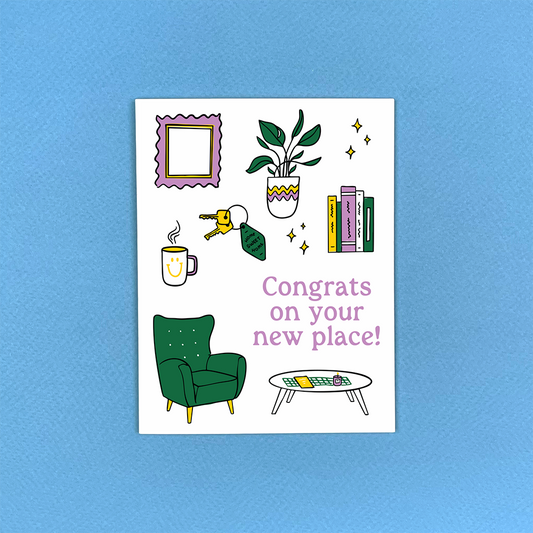 New Place Greeting Card
